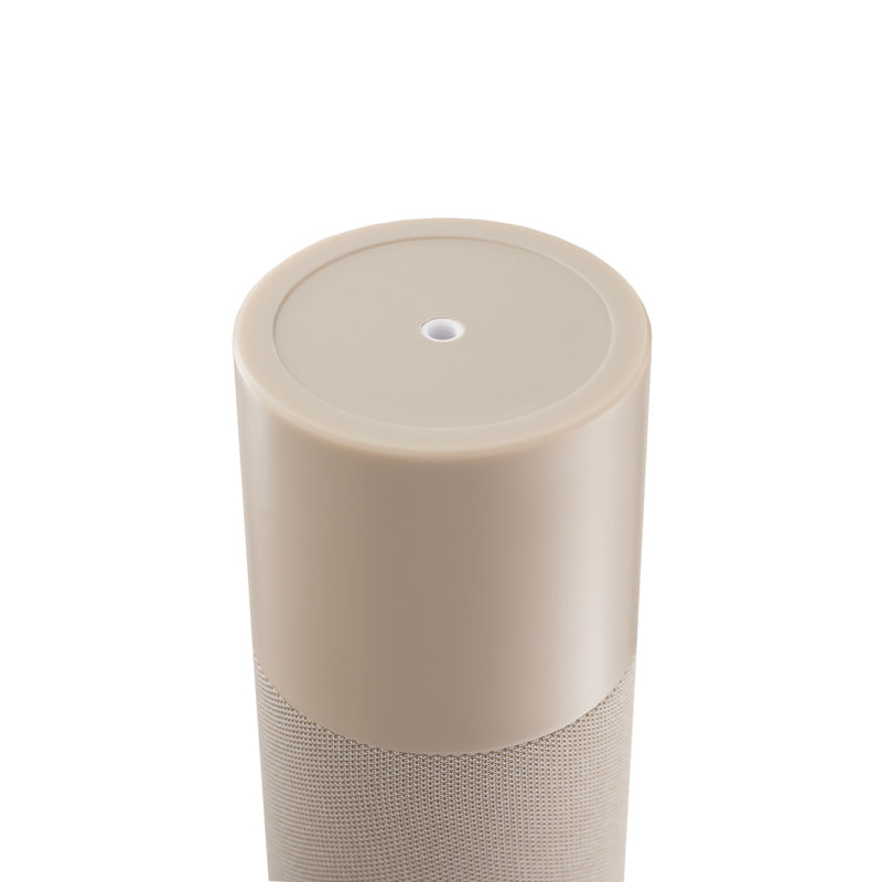 Close-up of the top of an Air Esscentials scent diffuser showing mist nozzle