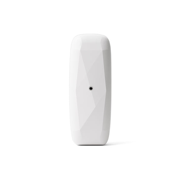 White plug-in scent diffuser with geometric diamond-cut design by Air Esscentials