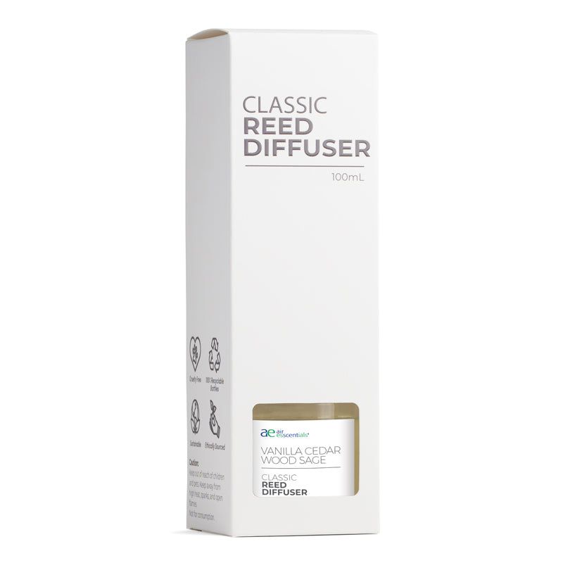 Classic Vanilla Cedarwood Sage Reed Diffuser