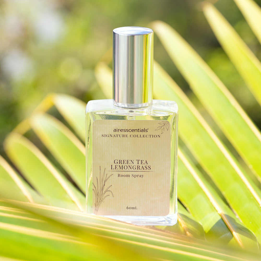 Green Tea Lemongrass Room Spray, 50mL | Air Esscentials
