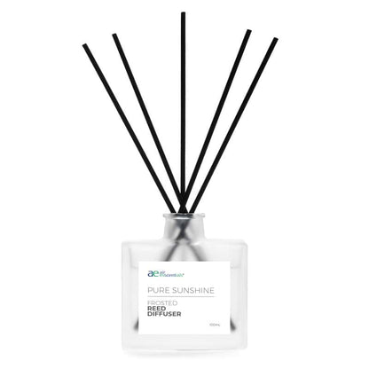 Pure Sunshine Frosted Glass Reed Diffuser