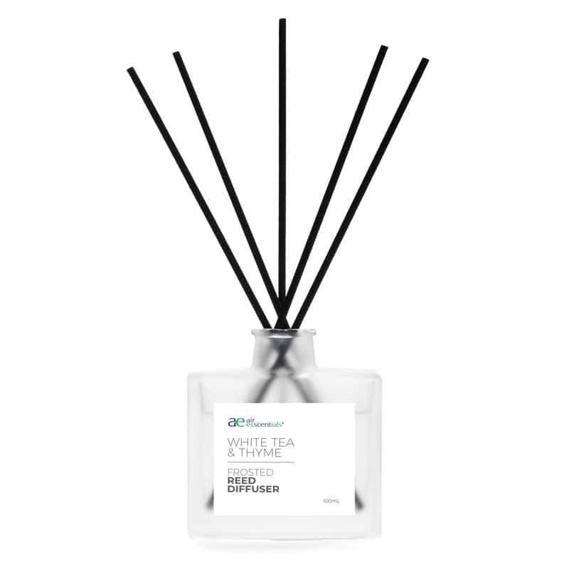 White Tea & Thyme Frosted Glass Reed Diffuser