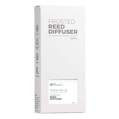 Fresh Blue Frosted Glass Reed Diffuser