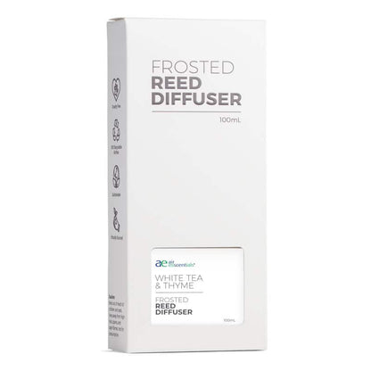 White Tea & Thyme Frosted Glass Reed Diffuser