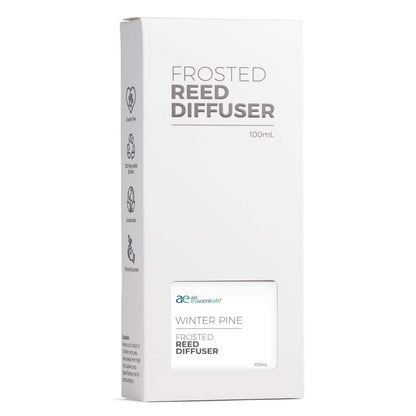 Winter Pine Frosted Glass Reed Diffuser