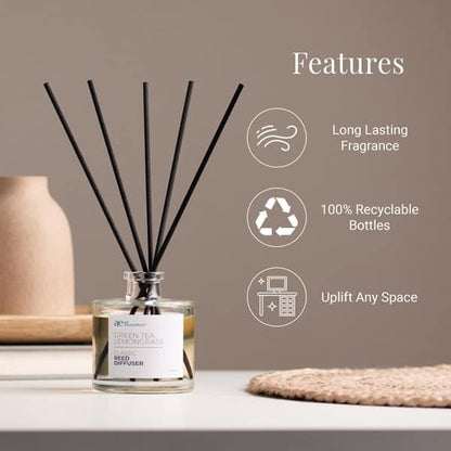Classic Green Tea Lemongrass Reed Diffuser