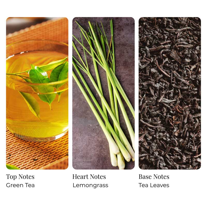 Green Tea Lemongrass Aroma Oil | Herbal & Refreshing