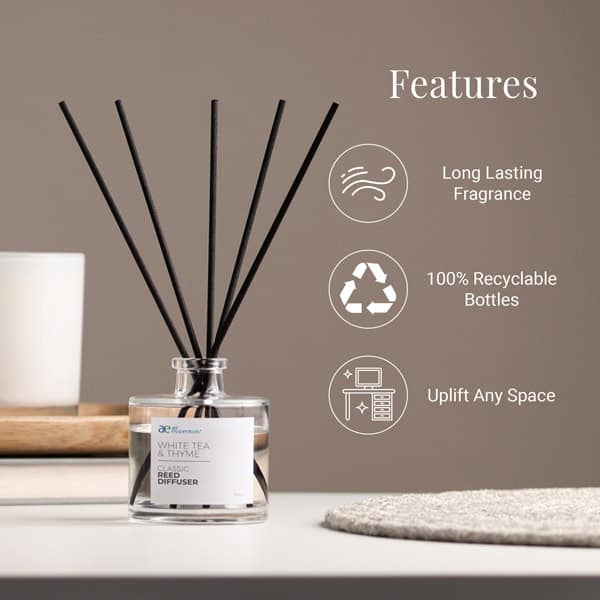 Classic White Tea & Thyme Reed Diffuser – Air Esscentials