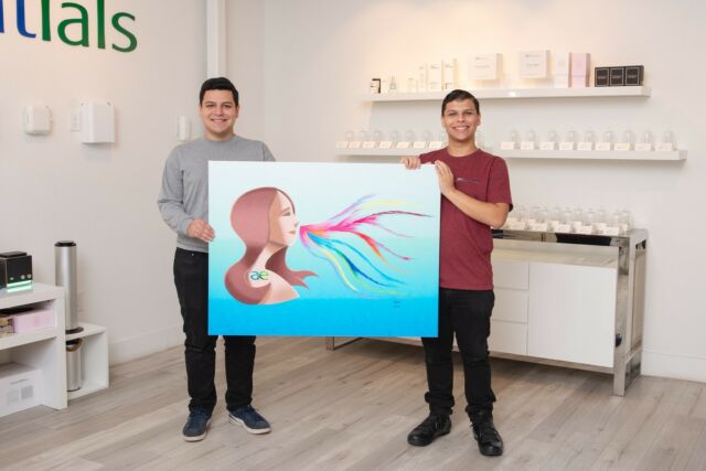 A heartfelt thank you to Massimo and Stefano for this wonderful art piece which embodies our vision at Air Esscentials. Inspired by the art deco and vibrant culture of Miami, this work captures the unique sensory experience we create with our ambient fragrances.

Stop by our showroom and don’t miss this art piece on your next visit.
.
.
#artinspiration #airesscentials #artmeetsscent