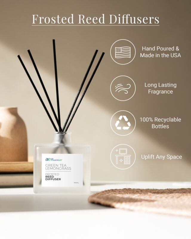 If you’re looking for an elegant reed diffuser to enhance your space, try our Frosted Reed Diffusers.

Each reed diffuser is hand-blended with your favorite fragrance and lasts for up to 3 months. Select from Green Tea Lemongrass, Fresh Blue, White Tea & Thyme and more.

View them all at our profile link.
.
.
#reeddiffusers #reeddiffuser #airesscentials